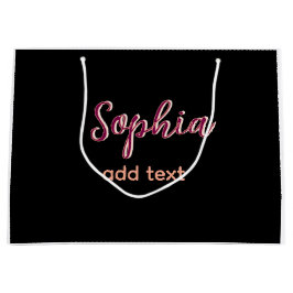 marron lägg till namn tjej chef text svart elegant