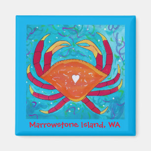 Marrowstone ö, WA-magnet Magnet