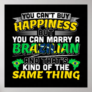 Marry a Brazilian - Brasilien Happity Poster