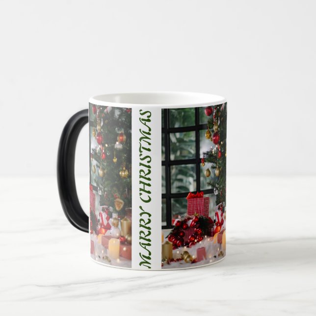 MARRY CHRISTMAS 2-Tone COFFEE MUGG (Framsida vänster)