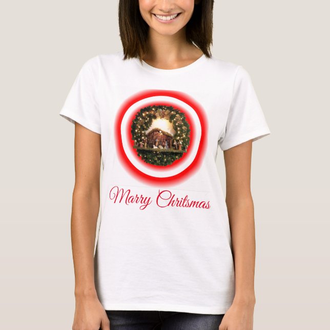 Marry Chritsmas T Shirt (Framsida)