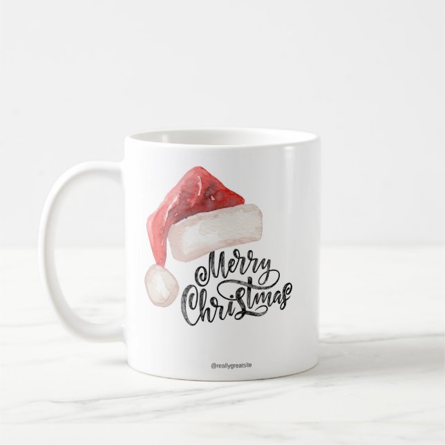 MARRY CRISTMAS SKRIINT MUGG (Vänster)