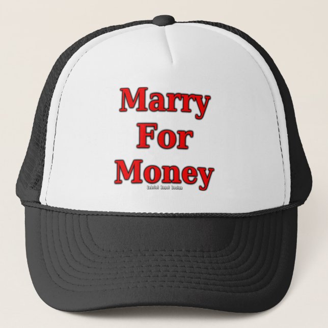 Marry for Money Truckerkeps (Framsida)