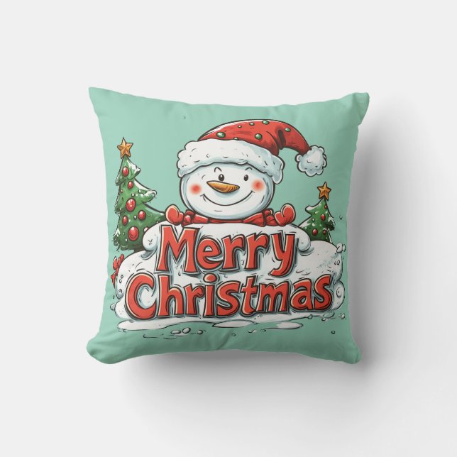 Marry jul Dekorativ kudde (Framsida)