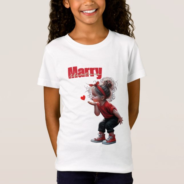 Marry jul söt t shirt (Framsida)