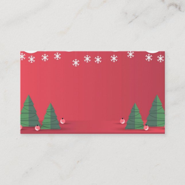 Marry julkort visitkort (Framsida)