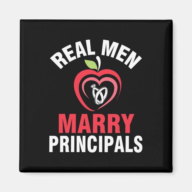 Marry lycklig Married Bröllop Bride Groom Real Man Magnet (Framsidan)