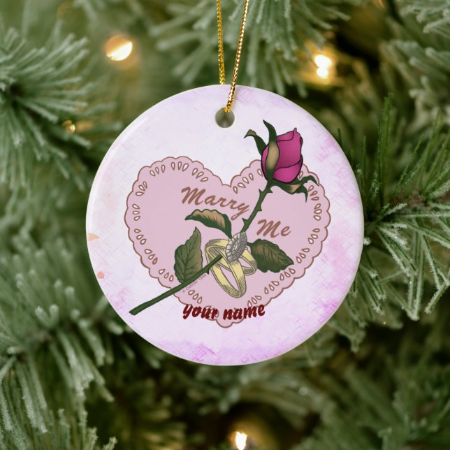 Marry Me bröllop ornament (Träd)