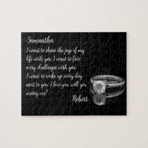 Marry Me Gömt Message Puzzle