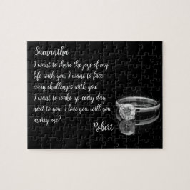 Marry Me Gömt Message Puzzle Pussel