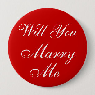 Marry Me Pin Knapp