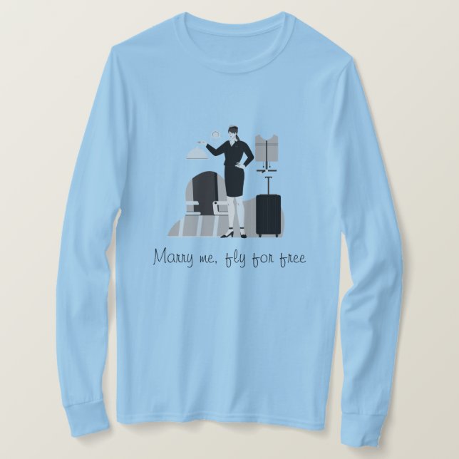 MARRY MIG, FLY FOR FREE T-Shirt (Design framsida)