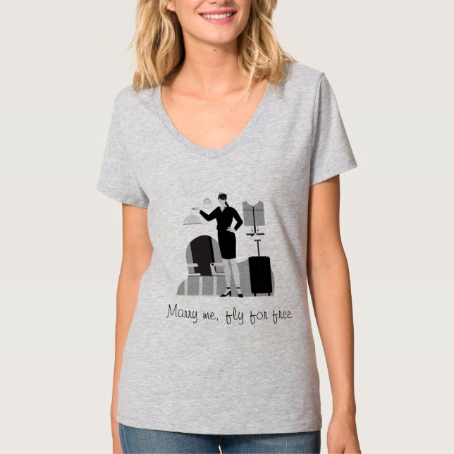 MARRY MIG, FLY FOR FREE T-Shirt (Framsida)