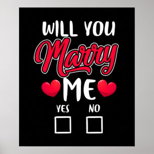 Marry mig Frieri - Valentines day Poster