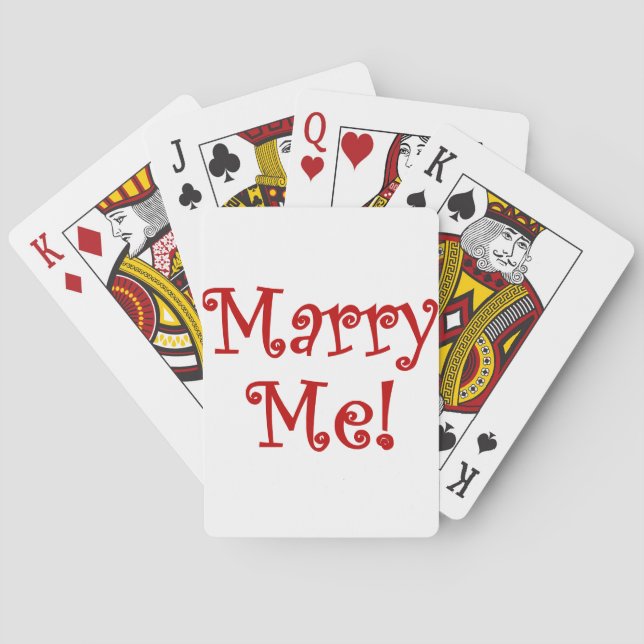 Marry mig! kortlek (Baksidan)