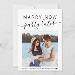 Marry Now Party senare Photo Mindre Bröllop