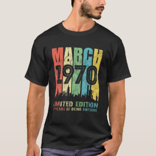 Mars 1970 51Åldersgåva 1970 T Shirt