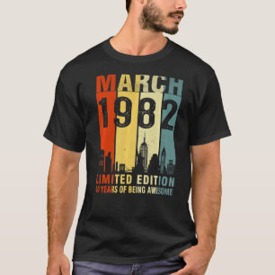 Mars 1982 40 år efter Fantastisk T Shirt