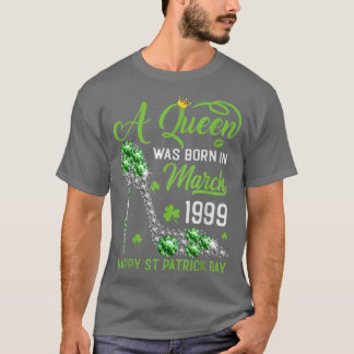 Mars 1999 24:e födelsedag Lycklig St patrick's day T Shirt