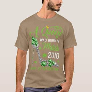 Mars 2010 13th Birthday Lycklig St patrick's day S T Shirt