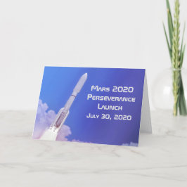 Mars 2020 - lansering av Perseverance Kort