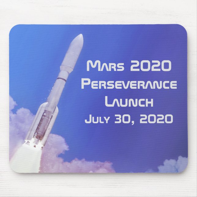 Mars 2020 - lansering av Perseverance Musmatta (Framsidan)