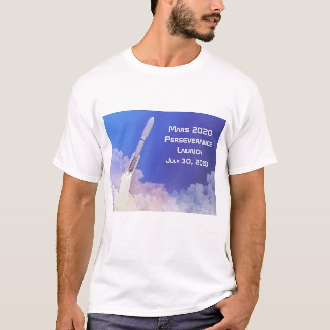Mars 2020 - lansering av Perseverance T Shirt (Framsida)