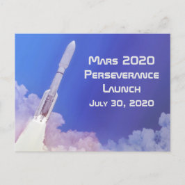 Mars 2020 - lansering av Perseverance Vykort