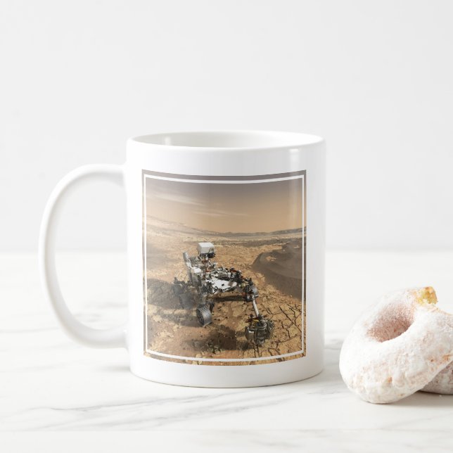 Mars 2020 ligger på Mars Yta. Kaffemugg (Med munk)