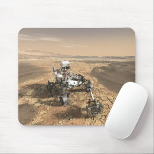 Mars 2020 ligger på Mars Yta. Musmatta