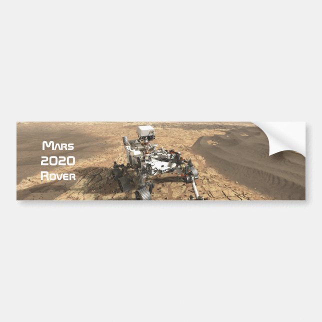 Mars 2020 Rover Bildekal (Framsidan)