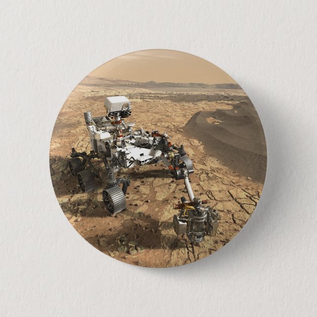 Mars 2020 Rover Knapp (Framsida)