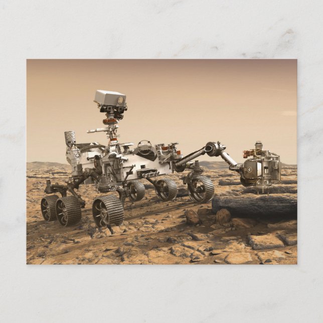 Mars 2020 Rover Vykort (Framsida)