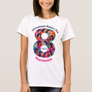 Mars 8 Internationell Kvinnodag IWD T Shirt