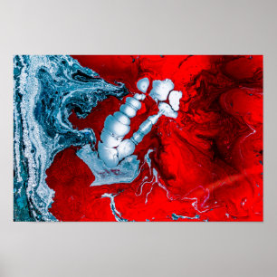 Mars abstrakt poster