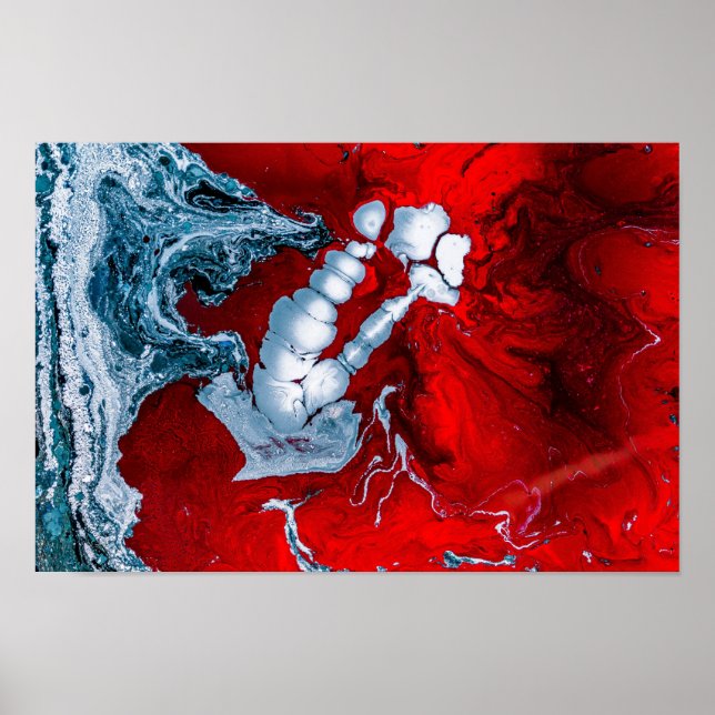 Mars abstrakt poster (Framsidan)