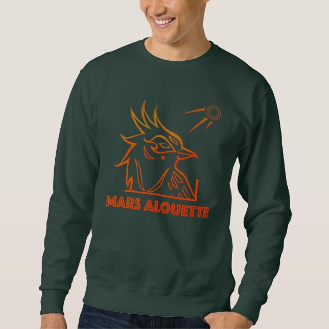 Mars Alouette sweatshirt vert foncé (Framsida)