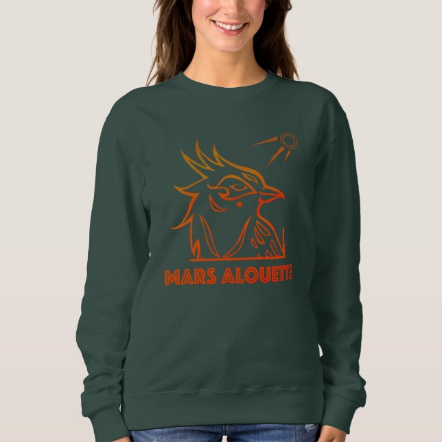 Mars Alouette sweatshirt vert foncé T Shirt (Framsida)