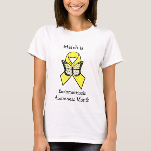Mars är Endometriosis Awareness Month T Shirt