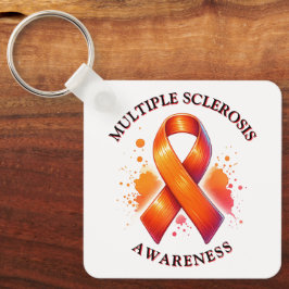 Mars är Många Sclerosis MS Awareness Månad Nyckelring