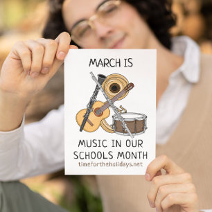Mars är Music i vår Skolor-månad Reklamblad