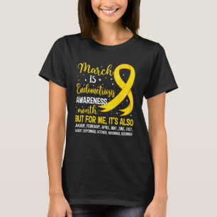 Mars är sendometrios Awareness Monwarrior Sup T Shirt