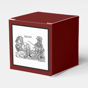 Mars Ares God Krig Greco Roman Chariot Tecknad Presentaskar