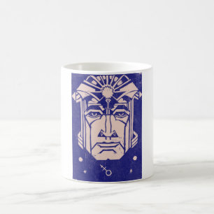 Mars Ares God vid Krig Grekiska mythology Blue Kaffemugg