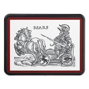 Mars Ares Gud, Krig grekisk-romersk-chariot-Teckna Dragkroksskydd