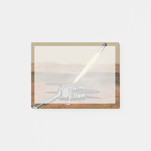 Mars Ascent Fordon startade från Mars. Post-it Block (Framsida)