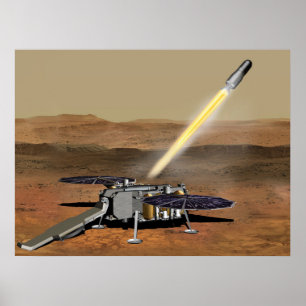 Mars Ascent Fordon startade från Mars. Poster