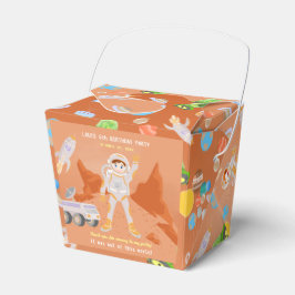 Mars astronaut-pojken, temat födelsedagsfest presentaskar