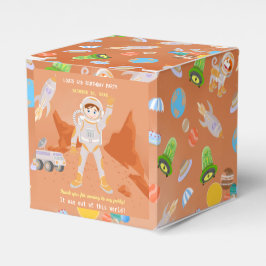 Mars astronaut-pojken, temat födelsedagsfest presentaskar