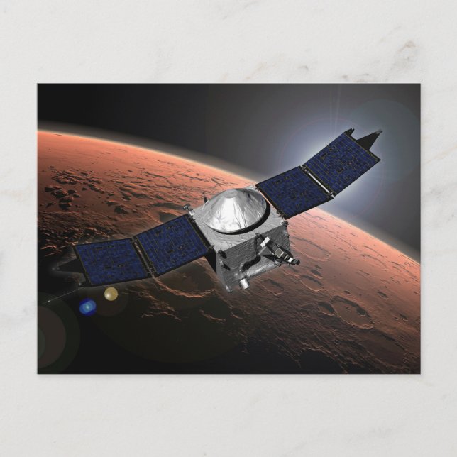Mars Atmosphere And Volatile Evolution Mission. Vykort (Framsida)